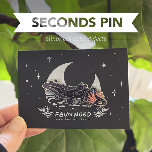 Axolotl ✦ Soft Enamel Pin (Seconds)