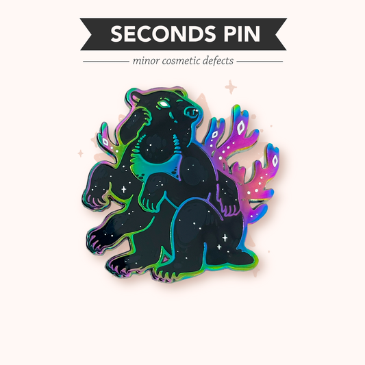 Moon Bear ✦ Rainbow Pin (Seconds)
