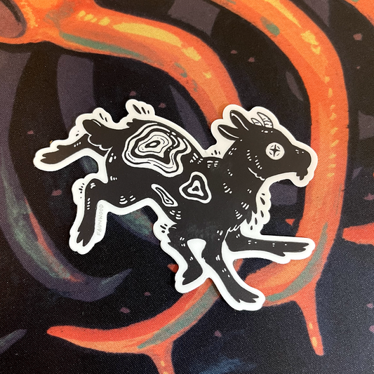 Party Goat ✦ Matte Vinyl Sticker