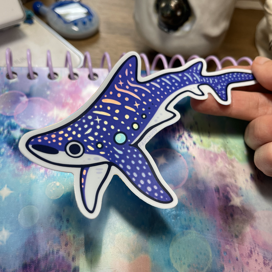 Whale Shark (Light) ✦ Holo Vinyl Sticker
