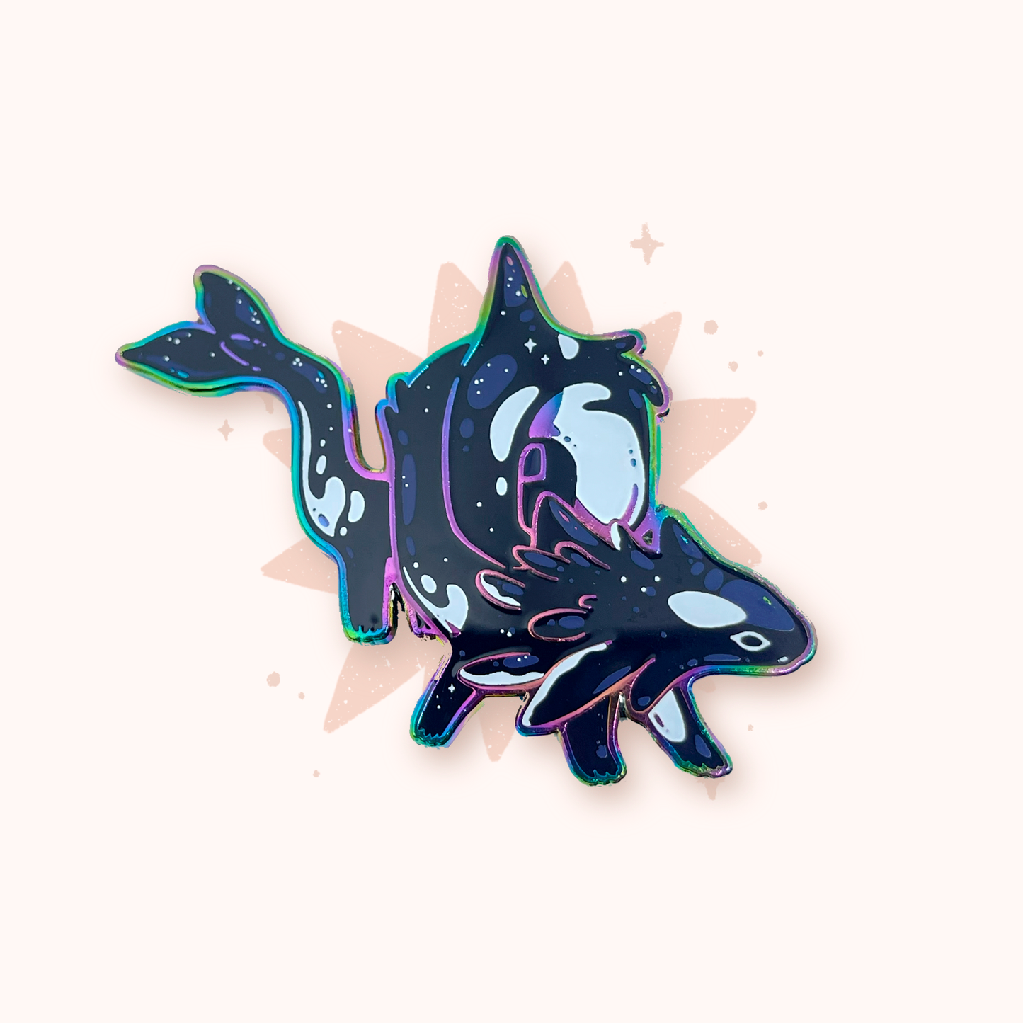 Orcamander ✦ Rainbow Pin