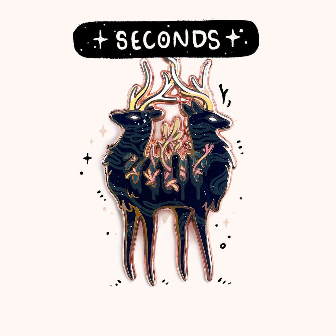 Pushmi ✦ Hard Enamel Pin ✦ Seconds