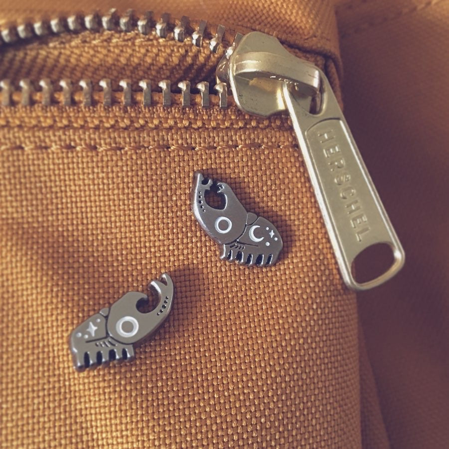 Beetle Squad Mini Pin Set ✦ Silver Nickel