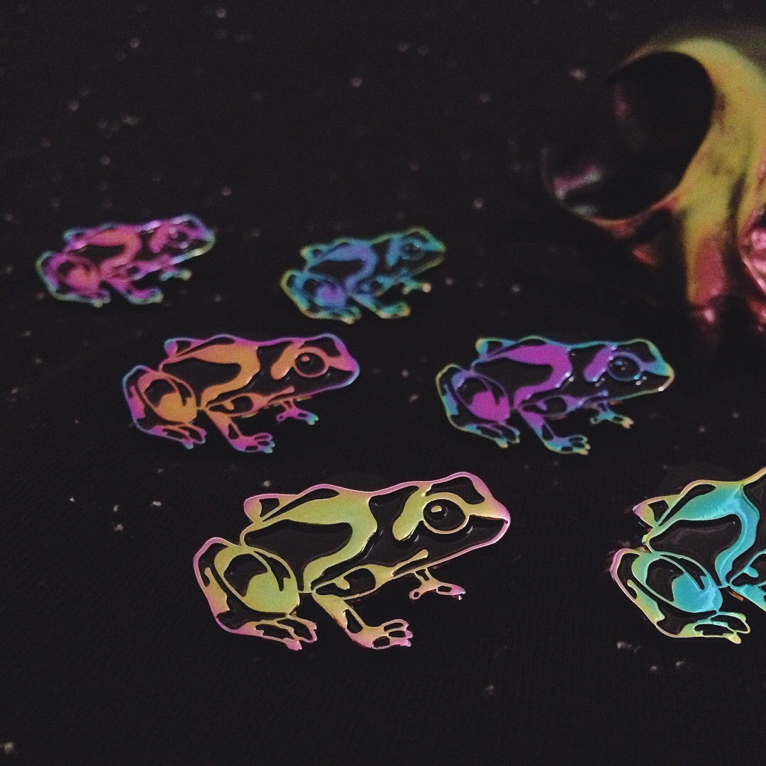 Poison Dart Frog ✦ Rainbow Pin